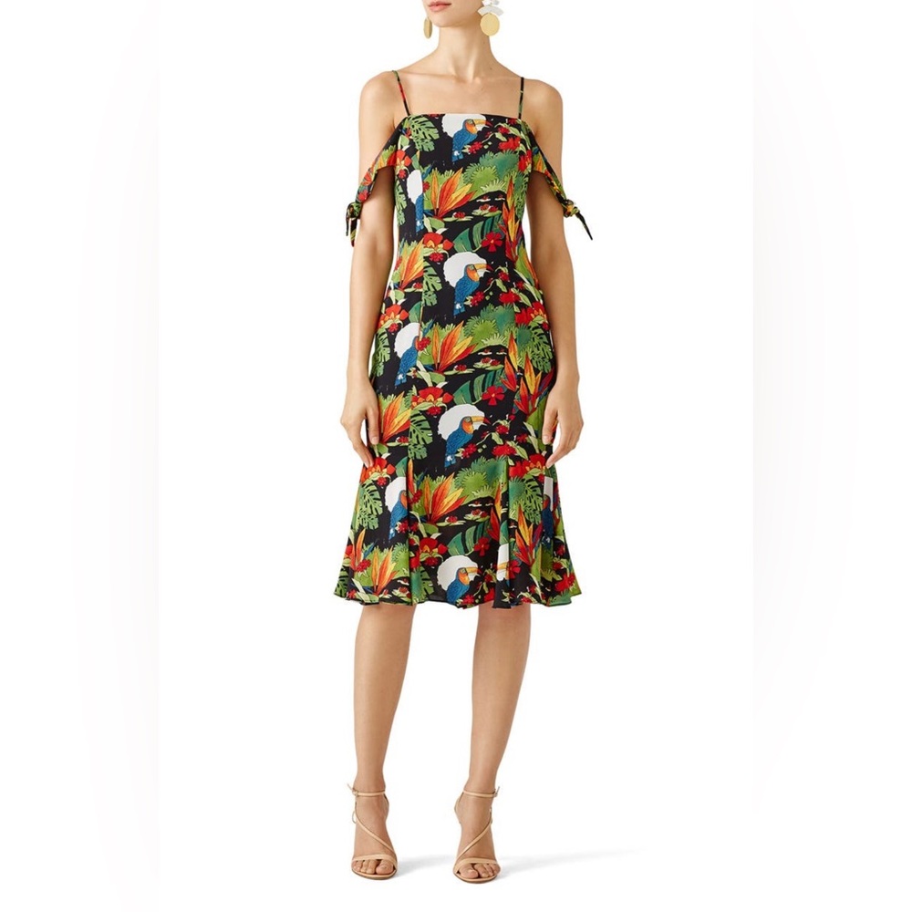 Bailey 44 Tropical Printed Ipanema Dress sz 4